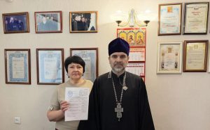 В храме великомученика Пантелеимона подписано соглашение о сотрудничестве с библиотекой имени Ломоносова Первомайского района г. Ростова-на-Дону