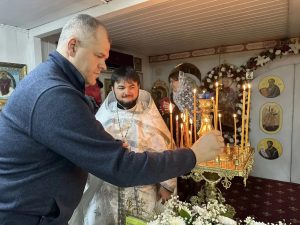 Президент Всероссийского общества глухих посетил пасхальное богослужение в храме иконы Божией Матери «Державная» города Ростова-на-Дону