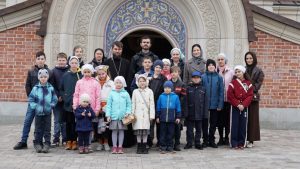 Воспитанники воскресной школы Одигитриевского храма г. Аксая посетили с экскурсией Главный воинский храм Южного военного округа г. Ростова-на-Дону