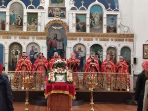 В Константино-Еленинском храме г. Новочеркасска совершено соборное служение духовенства Новочеркасского благочиния