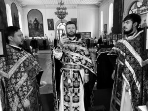 Cоборное служение Литургии Преждеосвященных Даров совершено в Димитриевском храме г. Новочеркасска