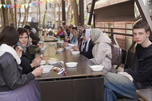 Состоялась благотворительная акция "Уха" на территории храма праведных Иоакима и Анны