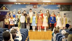 В воскресной школе Преполовенского храма г. Ростова-на-Дону состоялось пасхальное представление