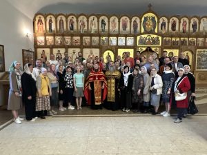 В храме Всех Святых, в земле Российской просиявших, состоялась встреча с гостями из Забайкальского края