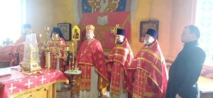 В престольный день Георгиевского храма Новочеркасска совершено торжественное соборное богослужение