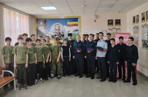 Настоятель храма святых благоверных князей Бориса и Глеба г. Ростова-на-Дону принял участие в мероприятии по обучению допризывной казачьей молодежи