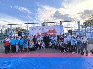 Председатель Епархиальной комиссии по физкультуре и спорту приветствовал участников спартакиады среди пенсионеров Ростовской области