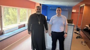 Председатель Епархиальной комиссии по физической культуре и спорту провел встречу с директором спортивного комплекса "Молекула" г. Таганрога