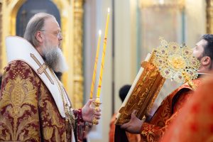 В канун праздника Рождества Иоанна Предтечи Глава Донской митрополии совершил всенощное бдение в Кафедральном соборе Рождества Пресвятой Богородицы