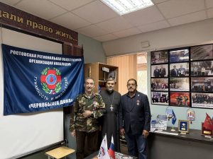 Настоятель храма великомученика Пантелеимона встретился с руководством общественной организации инвалидов "Чернобылец Дона"