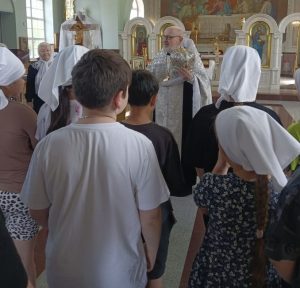 На приходе храма святой равноапостольной Ольги станицы Ольгинской продолжается деятельность по социальному служению