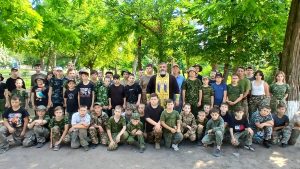 Настоятель храма пророка Илии г. Таганрога принял участие в открытии смены военно-патриотического лагеря "Юные витязи"