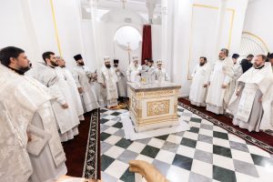 Глава Донской митрополии совершил великое освящение Покровского (нижнего) храма Патриаршего Вознесенского войскового всеказачьего собора г. Новочеркасска