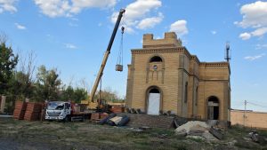 Продолжается строительство храма в честь святителя Иоанна Златоуста города Новочеркасска