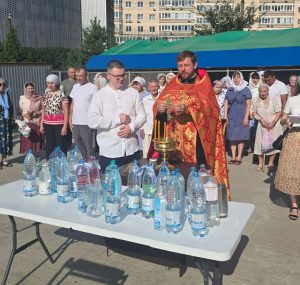 Настоятель Ильинского храма г. Ростова-на-Дону совершил водосвятный молебен в день престольного праздника