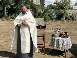В строящемся храме Преображения Господня города Ростова-на-Дону состоялся первый престольный праздник