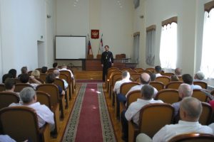 Состоялась встреча настоятеля Иоанно-Кронштадтского храма с сотрудниками Управления Федеральной службы по техническому и экспортному контролю