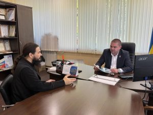 Настоятель храма свт. Спиридона Тримифунтского п. Дивный встретился с кандидатом в депутаты Аксайского городского поселения