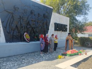 День памяти православных воинов почтили прихожане храма мучеников и исповедников Гурия, Самона и Авива с. Рясное