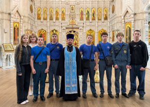 В Александро-Невском храме г. Новочеркасска прошла духовно-просветительская беседа для студентов колледжа техносферной безопасности