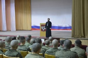 Клирик храма святого благоверного князя Александра Невского города Новочеркасска посетил окормляемую воинскую часть
