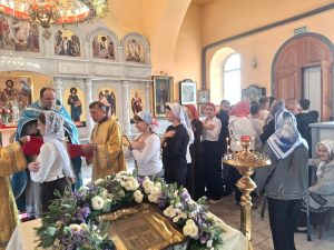Ученики Сухо-Сарматской школы посетили Магдалининский храм с. Андреево-Мелентьево