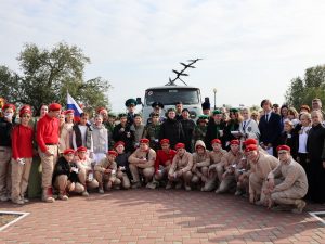 Настоятель Троицкого храма г. Батайска принял участие в мероприятии, посвященном Дню белых журавлей